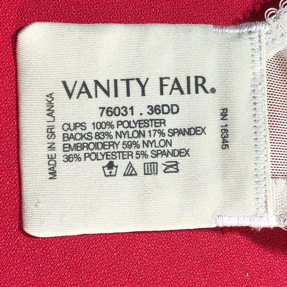 NWT VANITY FAIR bra 36DD cream non padded no poke - Picture 8 of 14